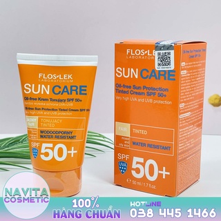 Kem chống nắng floslek suncare oil free spf 50 của ba lan 50ml