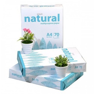 Giấy a4 natural đl 70 gsm