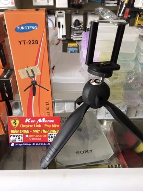 Chân đế chụp ảnh mini 3 chân, Giá Đỡ Điện Thoại Để Bàn Cao Cấp