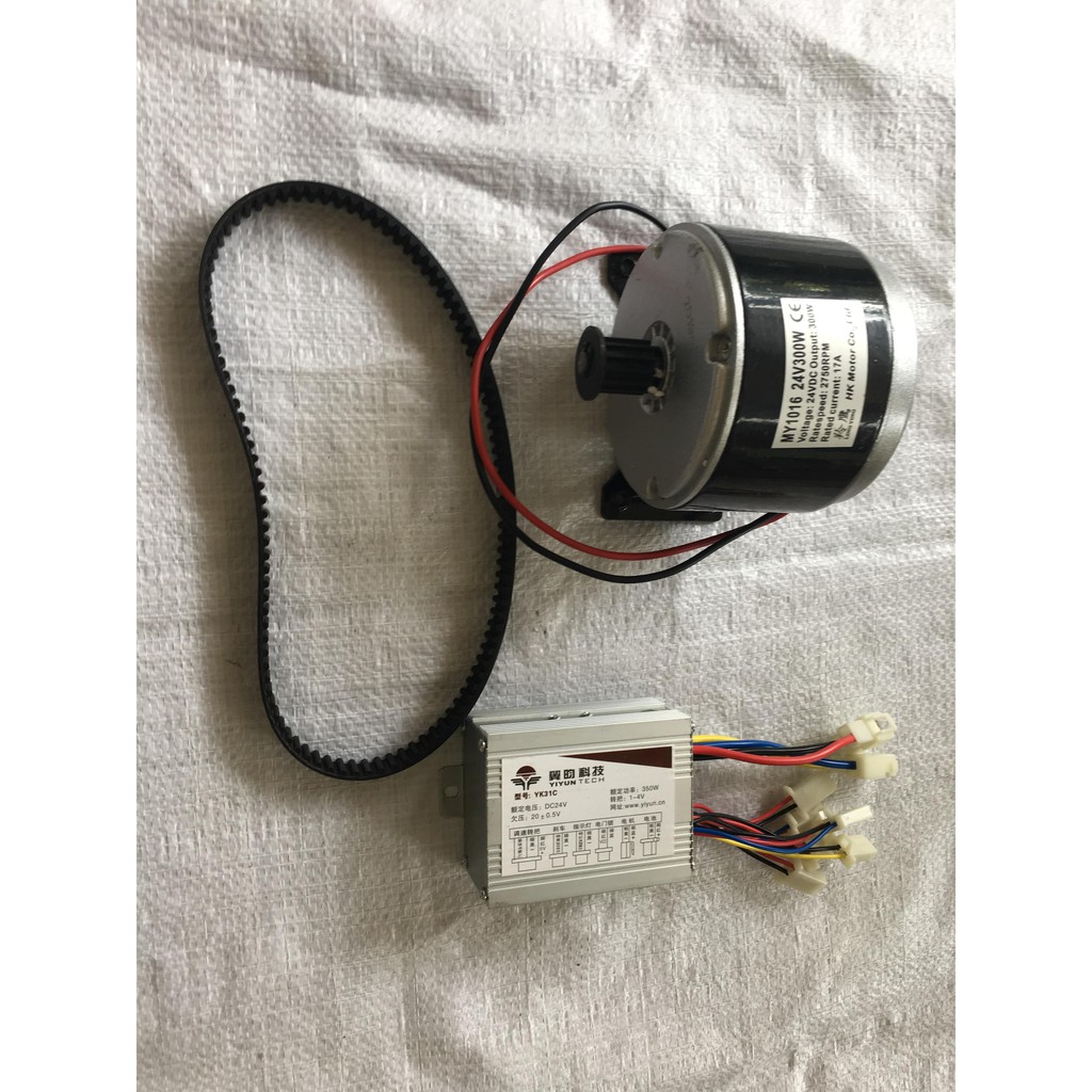 Bộ Chế Motor 24V300W IC Điều Tốc Dây Curoa 5M