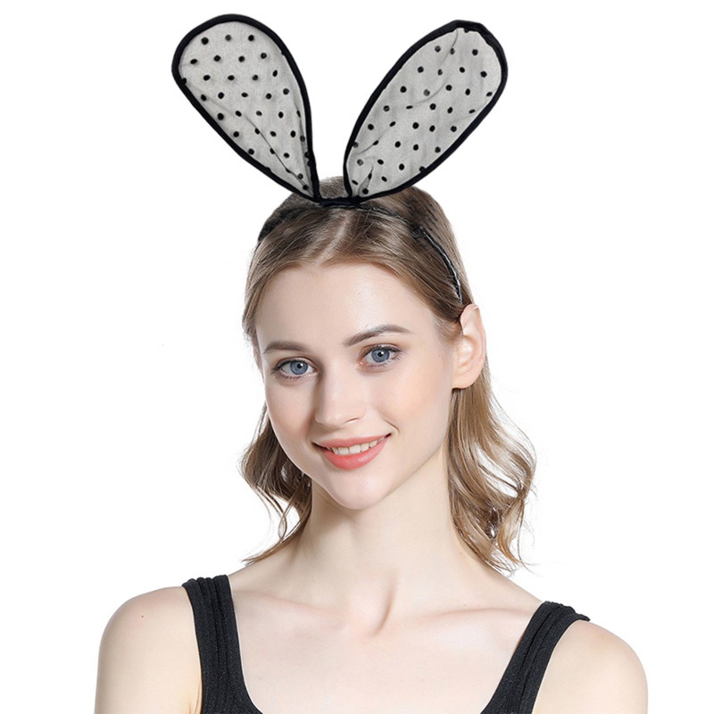 Băng Đô Tai Thỏ Hoạt Hình Hóa Trang Dự Tiệc