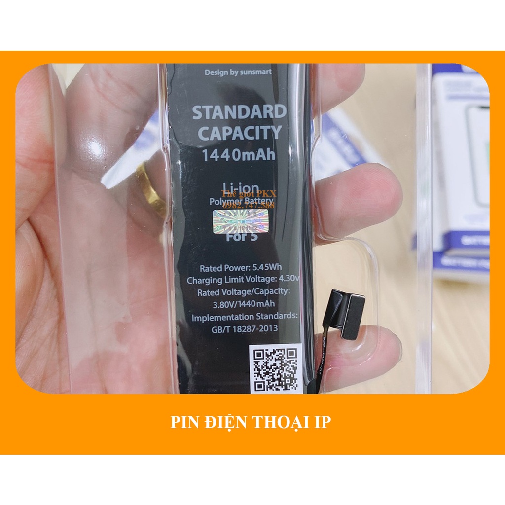 Pin IP5/5s/6/6s/6+/6s+/7/7+/8/8+/X/XSMax BASU tiêu chuẩn xuất khẩu EU