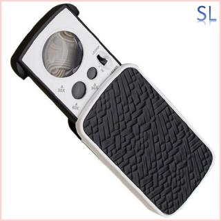 30x 60x 90x pockets magnifying magnifier jeweler eye glass loupe loop with led light 8.52cm