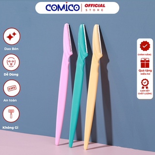 Dao cạo lông mày tỉa sắc bén không gỉ an toàn dễ sử dụng comico dc1