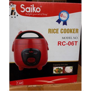 Nồi cơm điện Saiko 0,6L 300W RC-06T