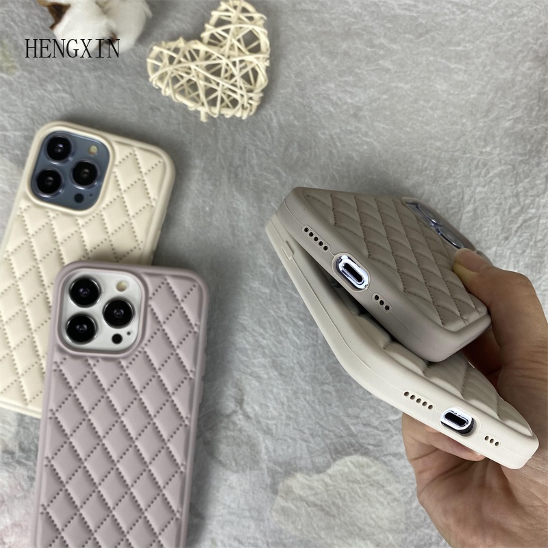 Diamond shaped liquid silicone phone case suitable for iPhone X XS XR XSMAX 11 14 15 12 13 PROMAX 15PLUS shockproof full case protection
