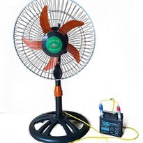 Quạt lỡ 12V dùng bình ắc quy khi mất điện