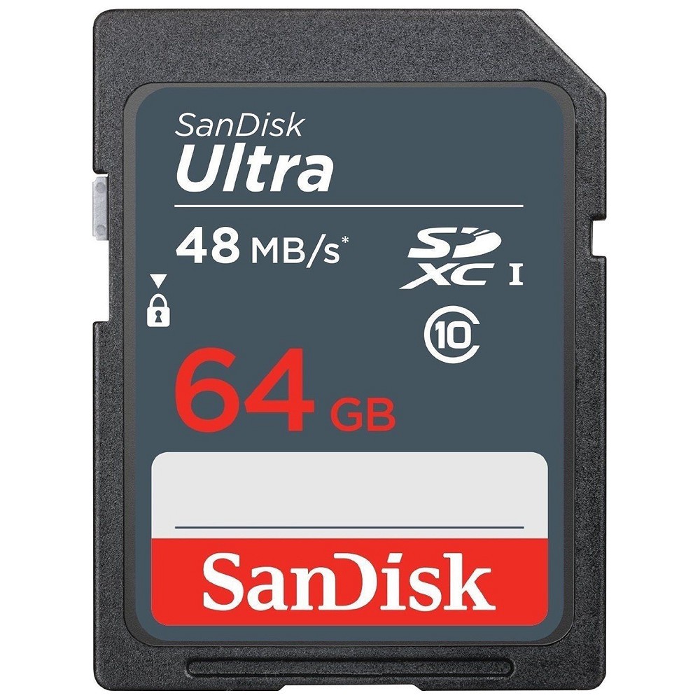 [Mã ELFLASH5 giảm 20K đơn 50K] Thẻ nhớ SD 64GB Sandisk class 10 (48Mb/s) | BigBuy360 - bigbuy360.vn
