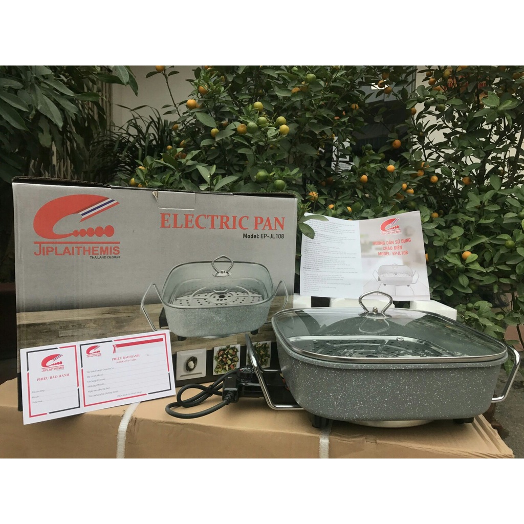 Chảo lẩu điện đa năng JIPLAI JL-108 Dung tích 7.5L