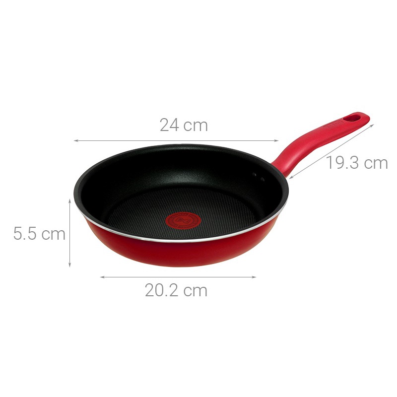 Chảo chiên 24cm đế từ chống dính Tefal So Chef G1350496 - Hàng chính hãng