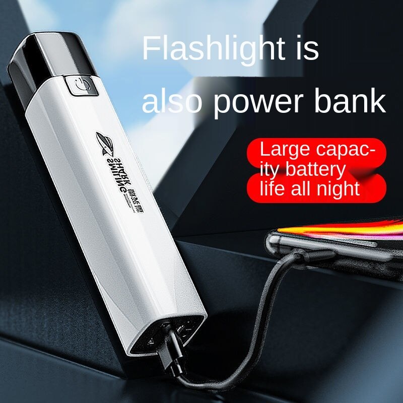 Đèn pin mini siêu sáng đa năng có thể sạc lại tiện lợi