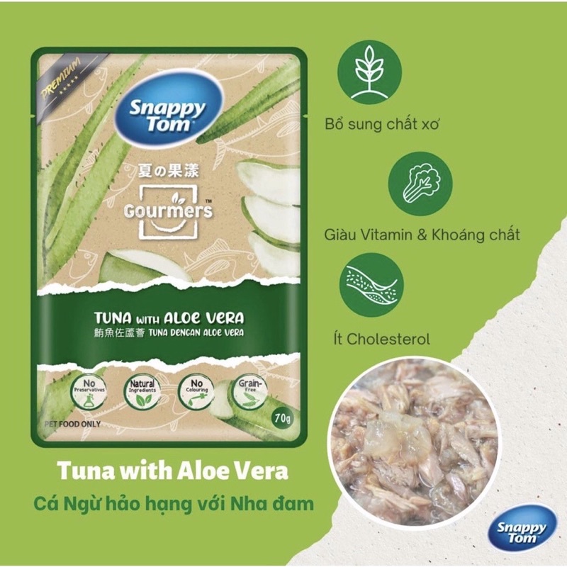 Pate cho chó mèo snappy tom hoa quả