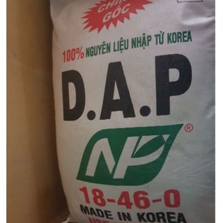 (1kg) Phân Bón DAP Hàn Quốc - DAP Korea loại hạt đen - loại xịn đúng chỉ số 18-46