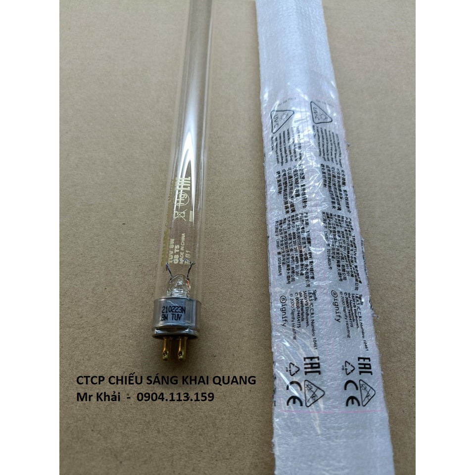 Bóng đèn Philips TUV 8W G8 T5 dài 30cm