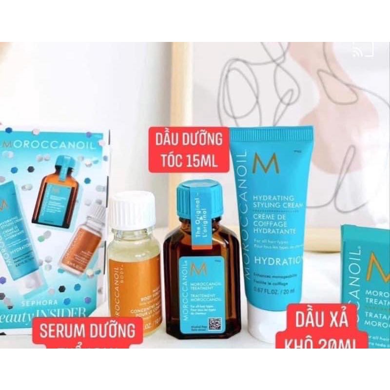 Set dưỡng tóc mini 3 món MOROCCANOIL