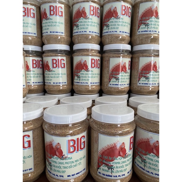 Thức bổ sung cho iguana .Thức ăn BIG hộp 300g