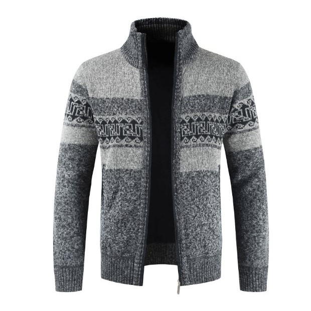 Áo len cardigan nam khoác ngoài cao cấp - họa tiết đơn giản phong cách quý ông lịch lãm Hot 2019