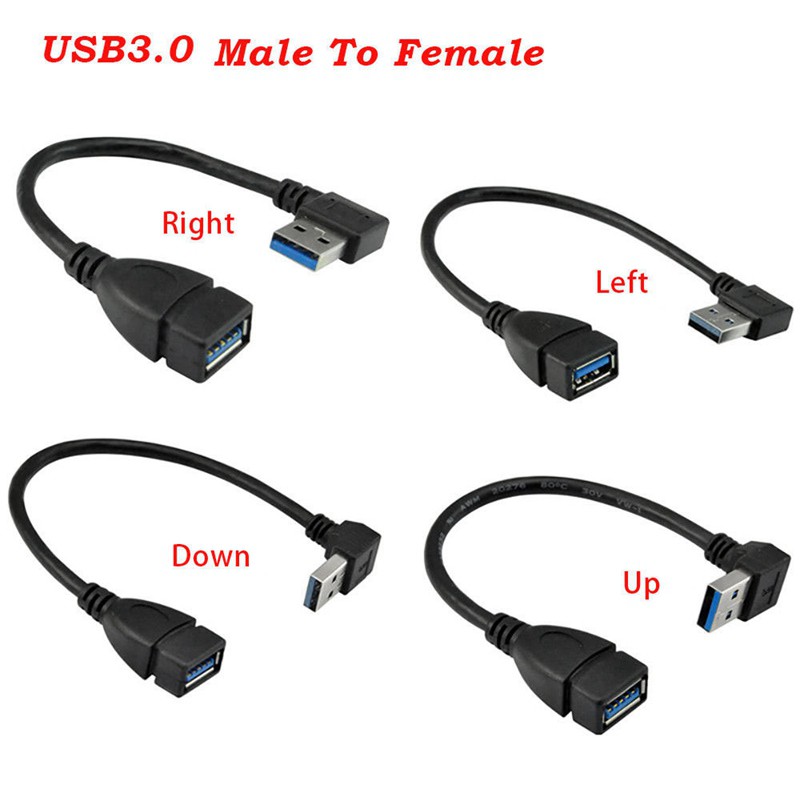Cáp nối cổng usb 3.0 nghiêng góc 90 độ tốc độ cao tiện lợi
