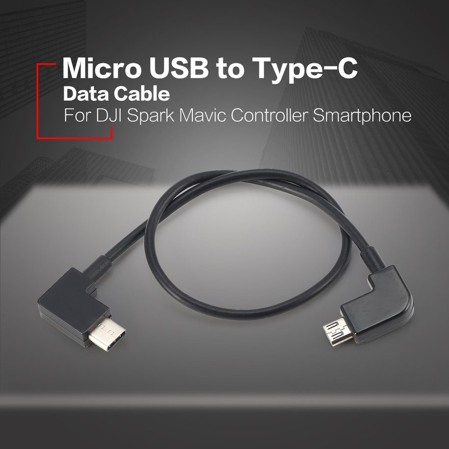 Cáp Truyền Dữ Liệu Micro Usb Sang Type-C Cho Điện Thoại Dji Spark Mavic