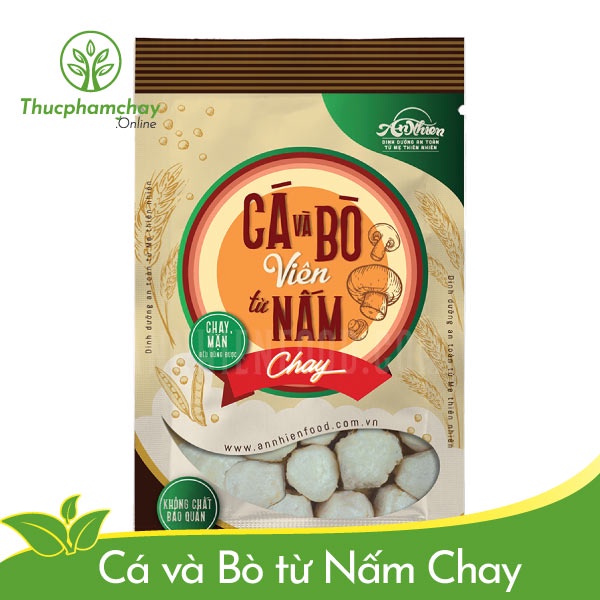 Cá và Bò Viên từ Nấm Chay An Nhiên 500g