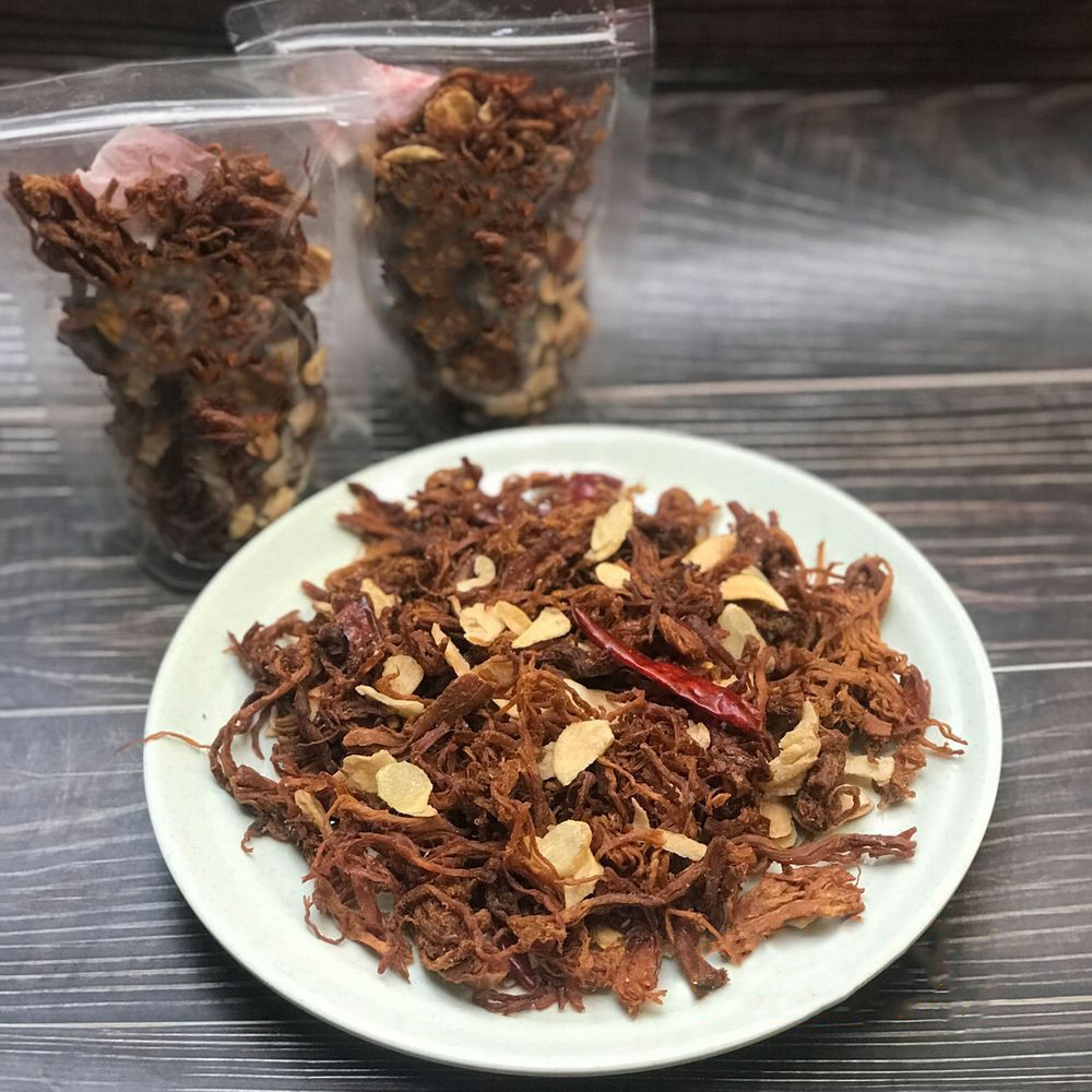 Gói 100g gói heo khô cháy tỏi