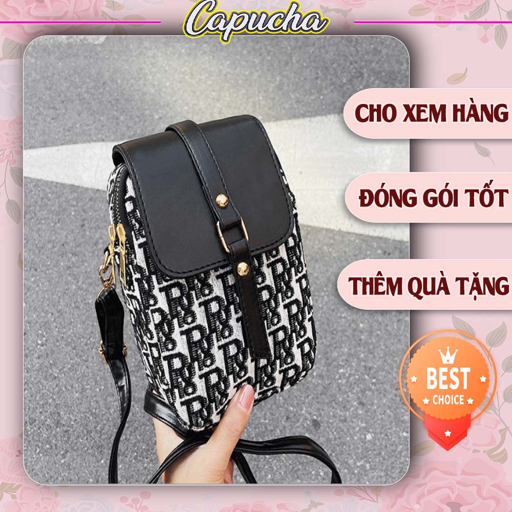 Túi xách nữ đựng điện thoại đẹp mẫu mới ra hot trend phong cách hàn quốc Capucha T109