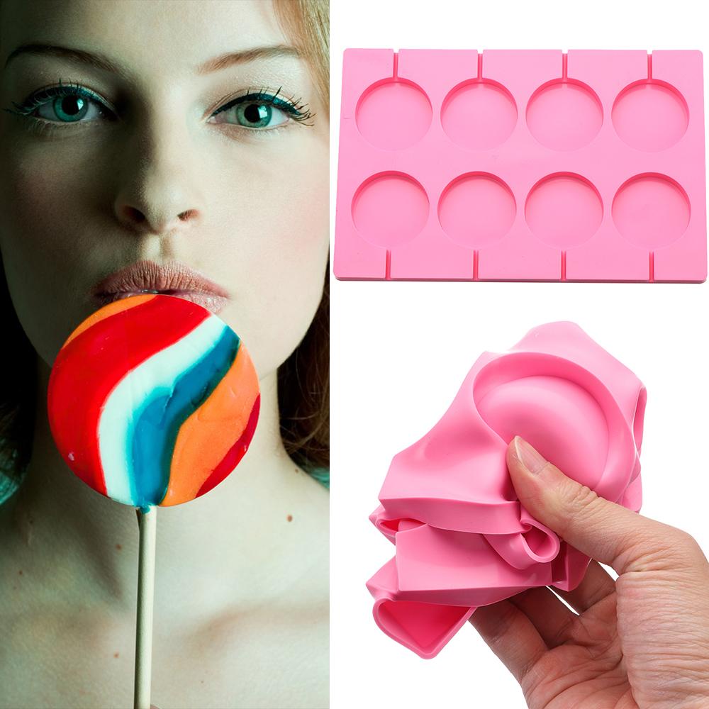 Khuôn Silicone Làm Kẹo Mút Hình Quả Bóng Tròn Lớn