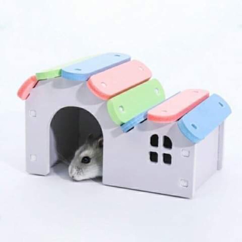 nhà gỗ vòm lượn cho hamster