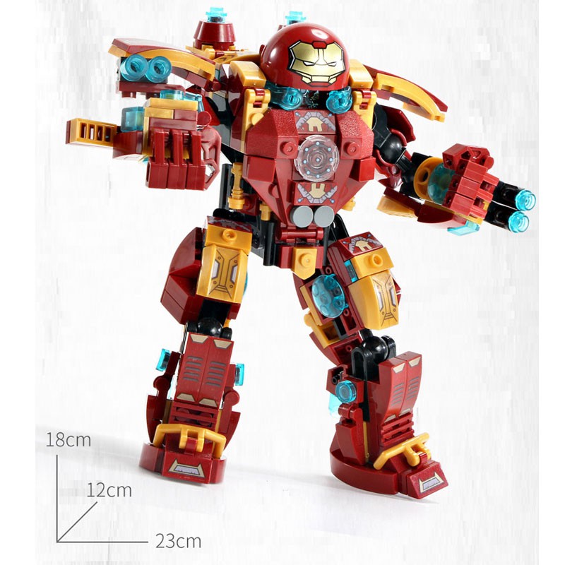 Đồ chơi lắp ráp siêu anh hùng - mô hình hulk thanos  iron man