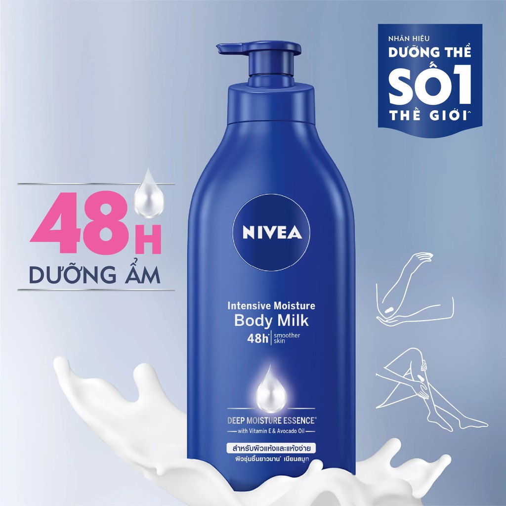 Sữa Dưỡng Thể NIVEA Dưỡng Ẩm Chuyên Sâu 600ml - 83856