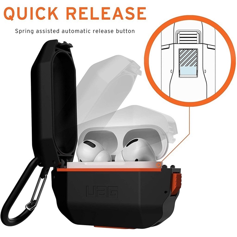 Hộp đựng tai nghe chống nước có khóa carabiner cho Huawei Freebuds Pro UAG