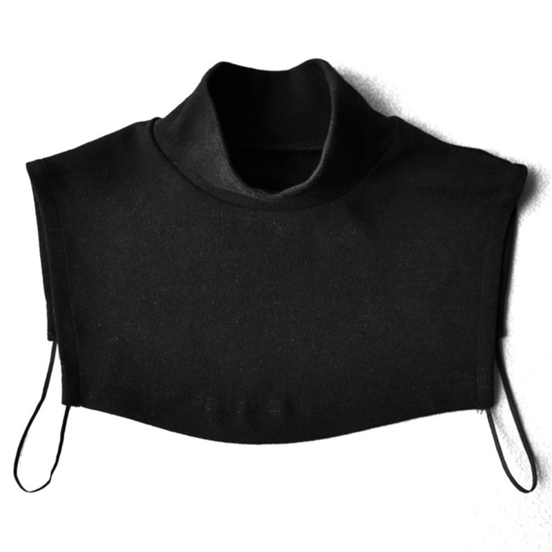 Cổ áo giả từ cotton màu sắc đơn giản giữ ấm mùa đông cho nam nữ