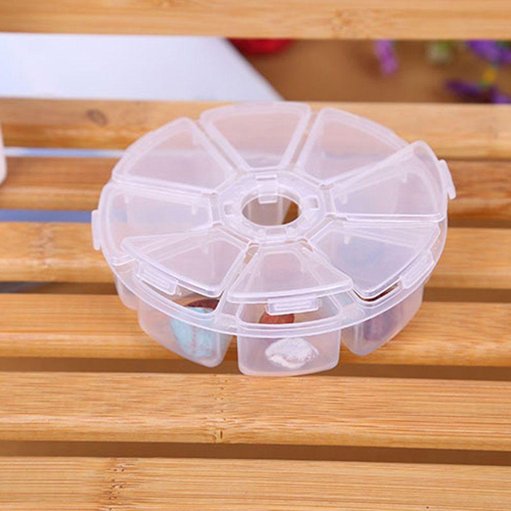 Hộp Đựng Trang Sức Trong Suốt 8 Ngăn DIY