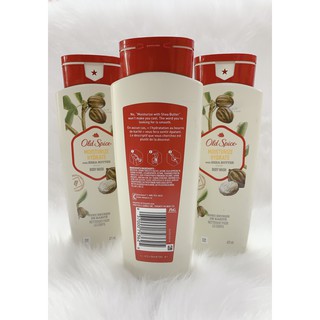 [ HÀNG MỸ ] Sữa tắm Old Spice Moisturize Hydrate with Shea Butter 473ml.