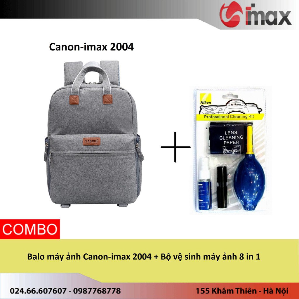 Ba lô máy ảnh Canon-imax 2004 + Bộ vệ sinh máy ảnh 8 in 1