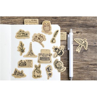 Set 45 sticker dán trang trí sổ lưu niệm
