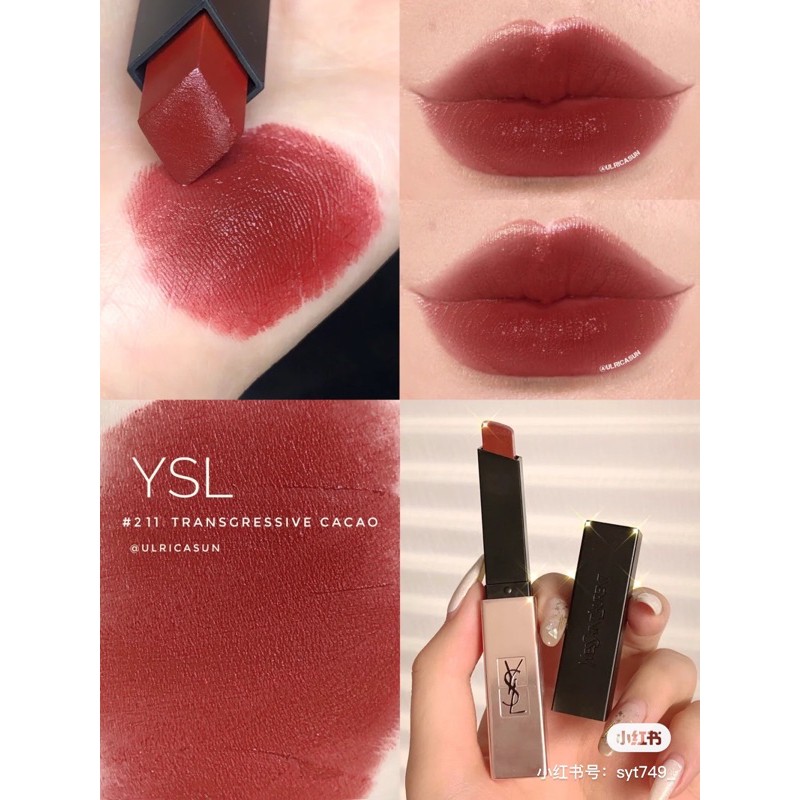 Son YSL Rouge Pur Couture The Slim Glow Matte