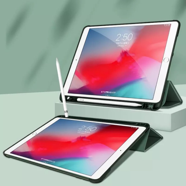 Ốp Máy Tính Bảng Thông Minh Cho IPAD Air 1 | Ipd Water 2 | Mới Bao Da Có Khóa Tự Động Tắt Mở Màn Hình Cho IPAD 9.7in / IPAD 6 9.7 2018 + Khe Cắm Bút Cảm Ứng