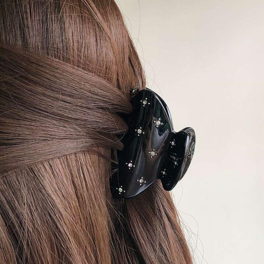 Kẹp Tóc Hình Bán Nguyệt Phong Cách Retro Dễ Thương Cho Bé Gái|Kẹp Tóc Hình Cá Mập Phong Cách Hàn Quốc