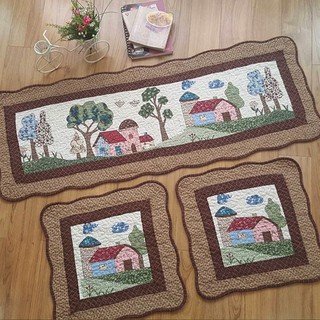 Set thảm chân 3 cái
