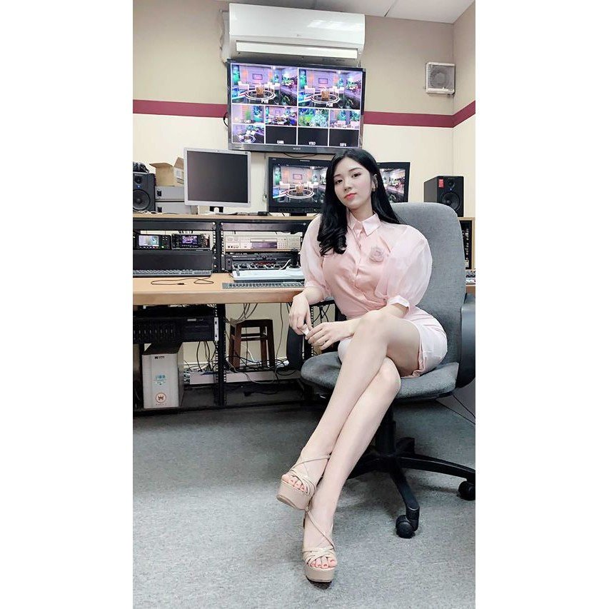 Áo tay bồng hồng nhạt💖Voan lụa💖 Áo dự tiệc sang chảnh (không kèm hoa) | BigBuy360 - bigbuy360.vn