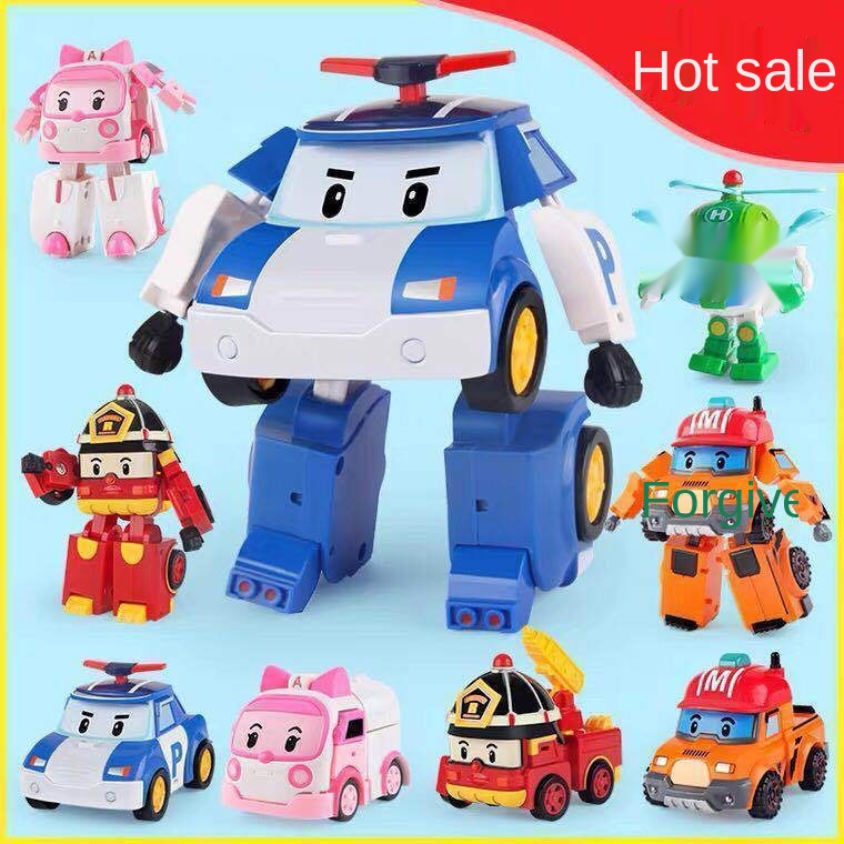 Đồ chơi trẻ em xe cảnh sát POLI biến hình cho bé