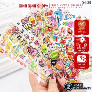 Sticker dán 3D Nổi Nhiều Mẫu Dễ Thương Dành Cho Bé