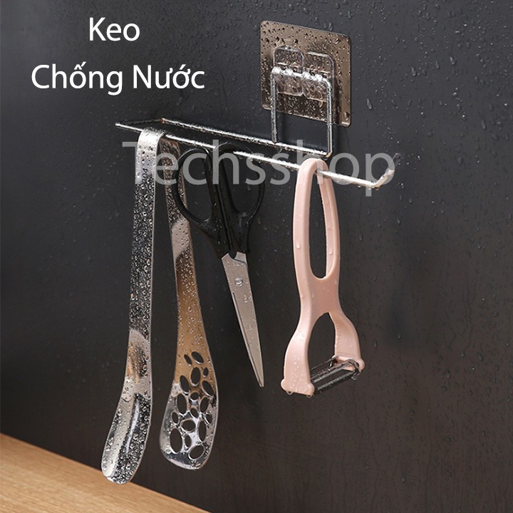 Móc Treo Inox Dán Tường Treo Khăn, Cuộn Giấy Trong Nhà Bếp - Giá Treo Đồ Trong Nhà Tắm