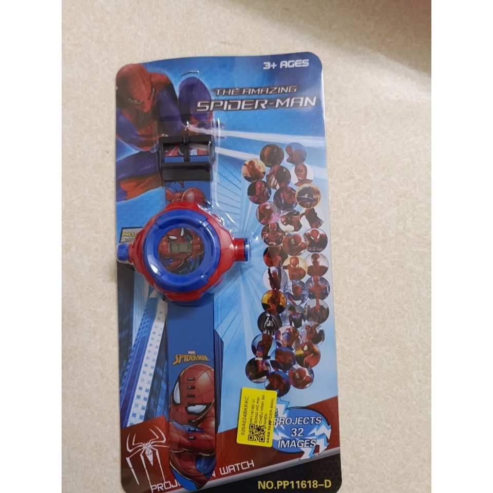 Đồng hồ chiếu hình 3D trẻ em chiếu hình cho bé 24 hình chủ đề hoạt hình