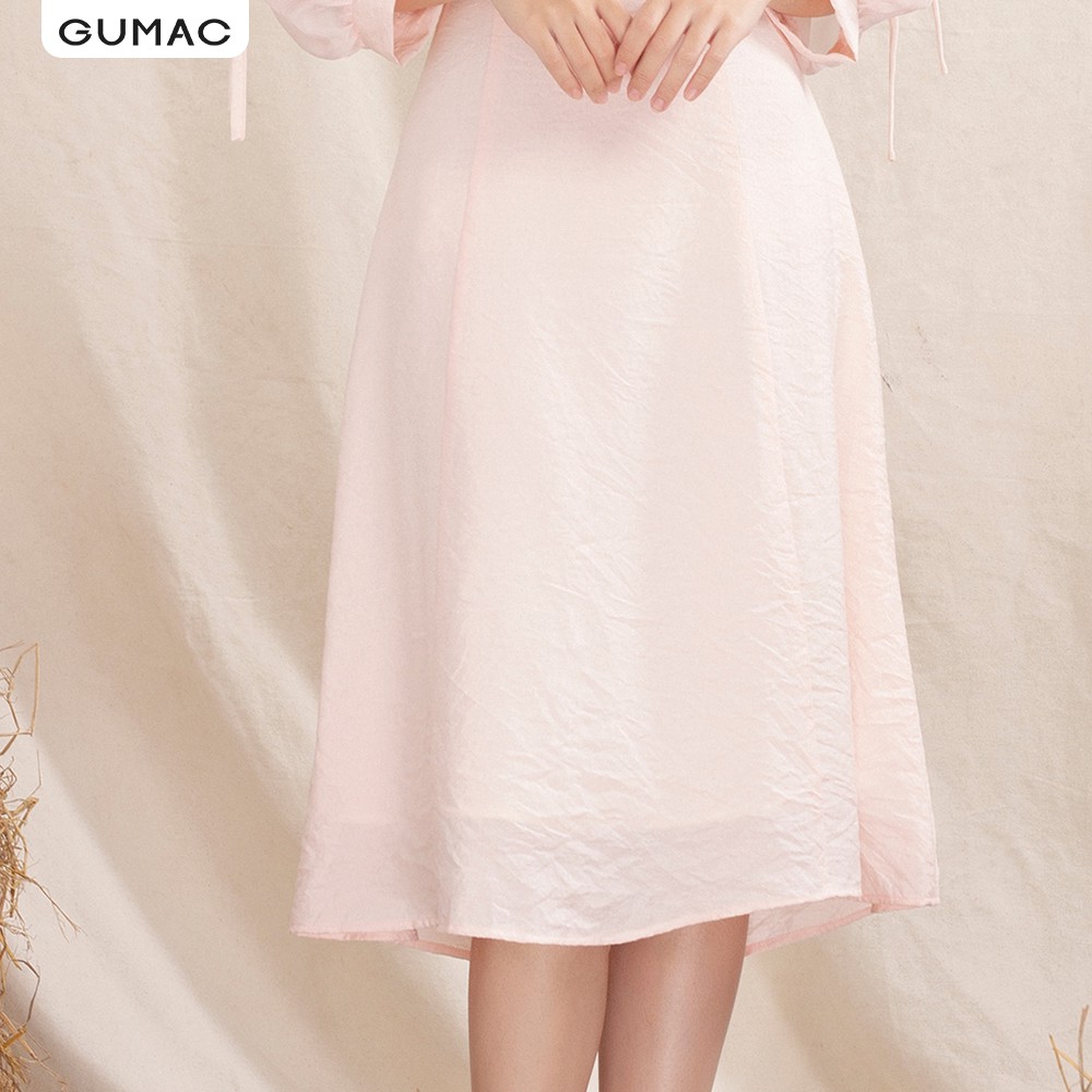 Đầm cổ tàu tay voan DA10120 GUMAC | BigBuy360 - bigbuy360.vn