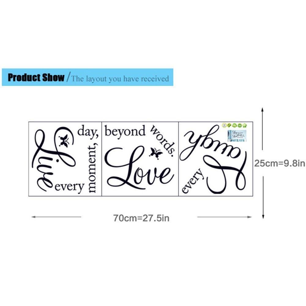 Sticker Dán Tường Họa Tiết Châm Ngôn Dùng Trang Trí Phòng