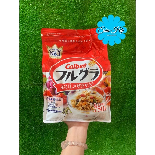 Combo 6 gói Ngũ cốc CALBEE Nhật Bản ( Màu Đỏ )