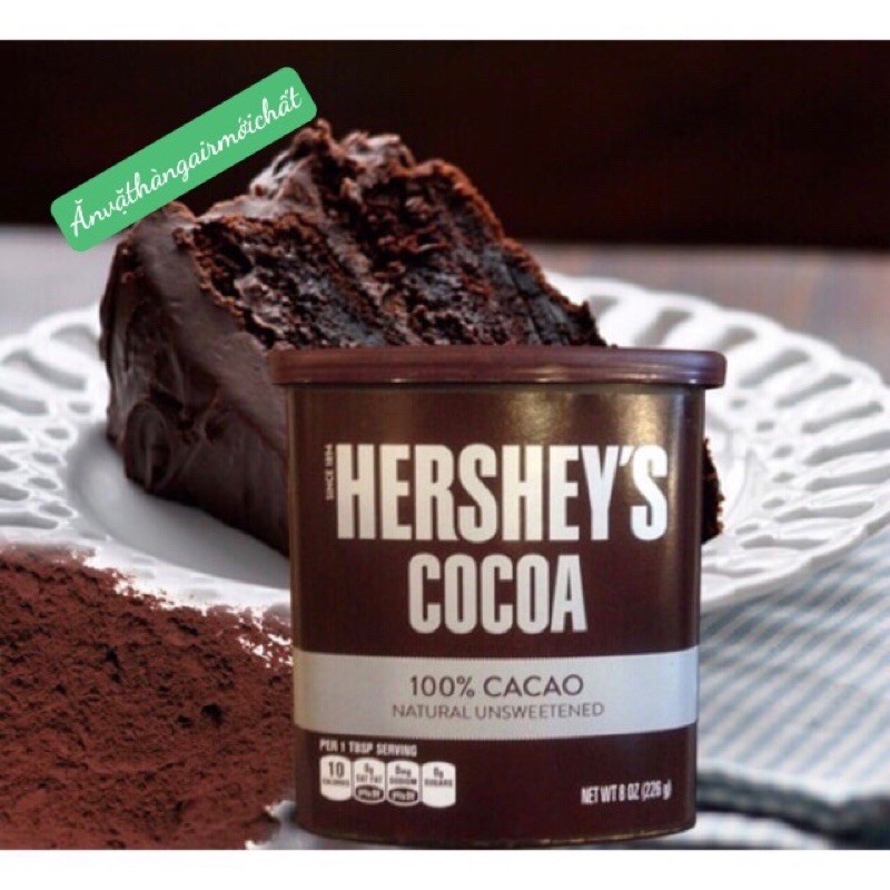 Ca Cao Đắng Hershey's Nguyên Chất Hộp 226g
