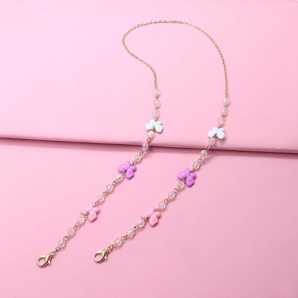 Dây Đeo Mắt Kính Chống Thất Lạc Màu Ngà Thời Trang Cho Nữ|Chuỗi Hạt Đeo Tay Thời Trang Dành Cho Nữ
